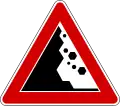 Falling rocks from left