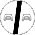 End of no overtaking(formerly used )