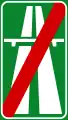 Motorway ends