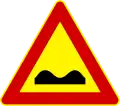 Uneven road