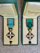 Knight 5th Class and Officer 4th Class grades