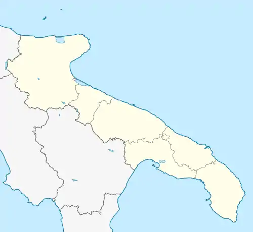 Gallipoli is located in Apulia