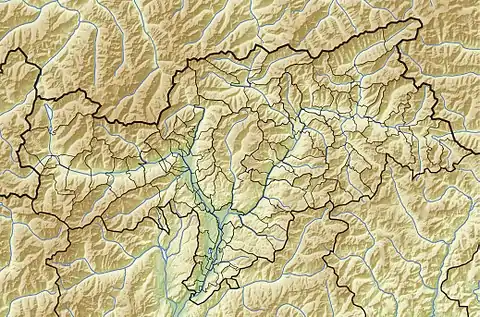 Alpine Brigade "Orobica" is located in South Tyrol