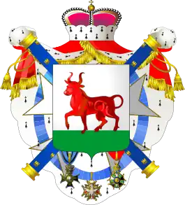 Prince Józef Antoni Poniatowski coat of arms as Marshal of France