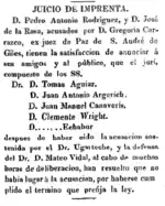 news concerning the town of San Andrés de Giles.