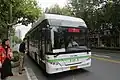 A Youngman-Neoplan JNP6120BEV1 trolleybus in Shanghai