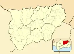 Vilches is located in Province of Jaén (Spain)