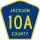 County Road 10A marker