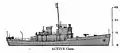 Recognition drawing of the Active class as seen in World War II. From Office of Naval Intelligence Recognition handbook 222 (ONI-222)