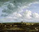 Montreal version: Bleachery to the north of Clercq and Beeck from the same perspective, by Jacob van Ruisdael, c. 1670