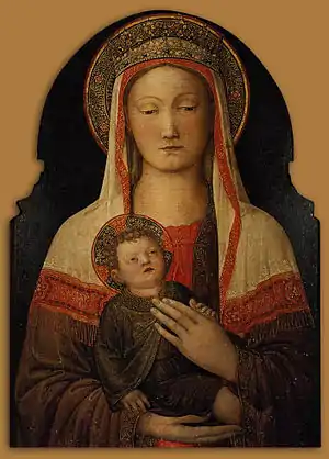 Madonna and Child (1450), tempera on wood, 111 x 62 cm, Uffizi, Florence