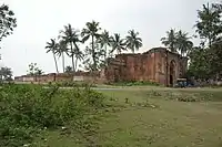 Jafarganj Palace remains with gateway