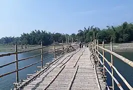 A local bridge on Jalangi river