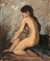 Sitting Model, 1916