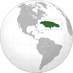 Jamaica (orthographic projection)