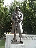 Statue of legionnaire Jan Gayer, Hradec Králové (2018)