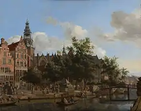 View of Oudezijds Voorburgwal, c. 1670 CE.