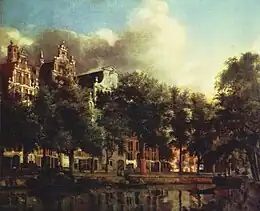 Amsterdam's canal, second half of 17th century.