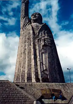 Statue at Janitzio, Michoacán