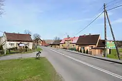 Road through the village