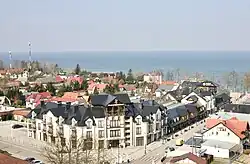 View from Jarosławiec lighthouse