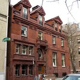 Horace Jayne House at 19th and Delancey Streets in Philadelphia