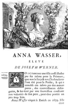 Anna Wasser pupil of Joseph Werner, "Tome Quatrieme", illustration by Charles Eisen