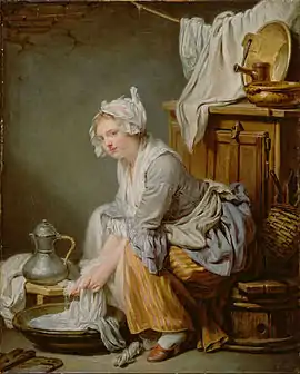 The Laundress (La Blanchisseuse), 1761