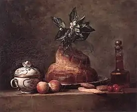 La Brioche (1763), oil on canvas, 47 x 56 cm., Louvre