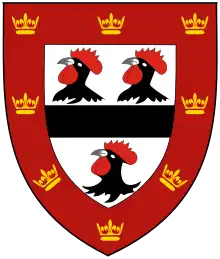 Jesus College heraldic shield