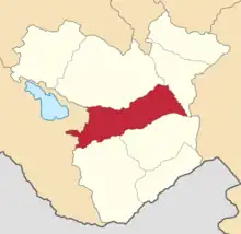 Location in the Elizavetpol Governorate