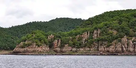 Jingpohu Lake, Jingpohu Global Geopark, Heilongjiang, China (10 September 2014)