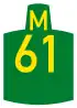 Metropolitan route M61 shield