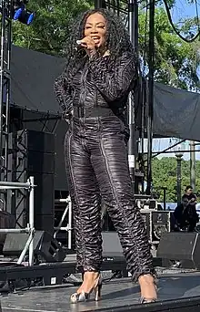 Watley performing in 2022