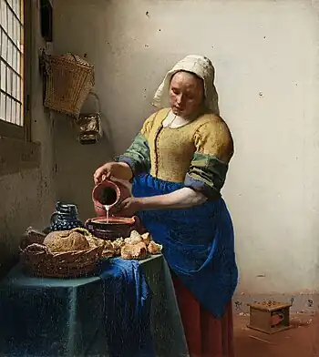 The Milkmaid (c. 1657–58) by Johannes Vermeer