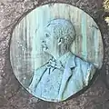 John Boyle O'Reilly Tombstone  Plaque Close-up Holyhood Cemetery Brookline Massachusetts USA