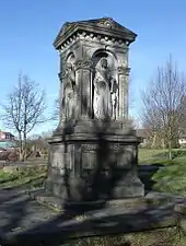 Monument to John Brooks to west of Parish Church of St Mary the Virgin