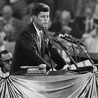 John F. Kennedy nominates Adlai Stevenson at the 1956 Democratic National Convention