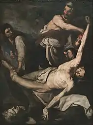 Martyrdom of Saint Bartholomew, 1644, 202 x 153 cm., Museu Nacional d'Art de Catalunya