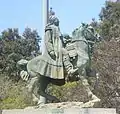 Monument to José María Morelos y Pavón in Lincoln Park, Los Angeles, California, gift of Mexico President José López Portillo