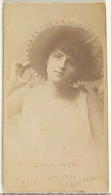 Woman wearing a hat