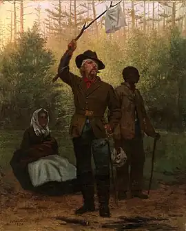 Surrender of a Confederate Soldier, oil on canvas, 1873, 19.5 x 15.5 in (49.5 × 39.4 cm) Smithsonian American Art Museum