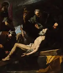 Martyrdom of Saint Andrew, 1628. 209 x 183 cm., Museum of Fine Arts (Budapest)