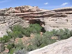 View of the arch