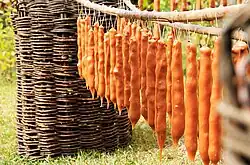 Strings of churchkhela in Kakheti.