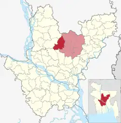 Location of Kaliakair