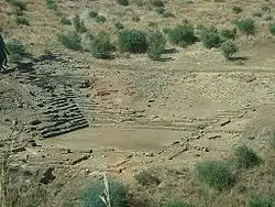 The ancient theatre of Calydon near Evinochori