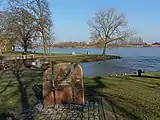 Liberation memorial at the De La Sablonairekade