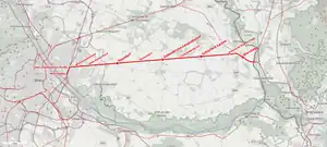 Route map of the Marchegger Ostbahn