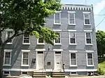 Labor organizer Kate Mullany's former home on 8th Street in downtown Troy, New York as photographed 30 May 2008.